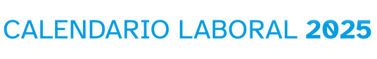 Calendario laboral 2025